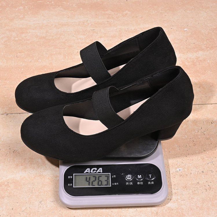 spring/autumn new arrivals: plus-size women's heeled pumps for cross-border e-commerce. sizes 35-42 available. wholesale options available. dropshipping to  and