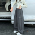 Girls' pants spring autumn sweatpants  new children's wide-leg pants spring style athletic casual pants mid-to-large children's straight-leg