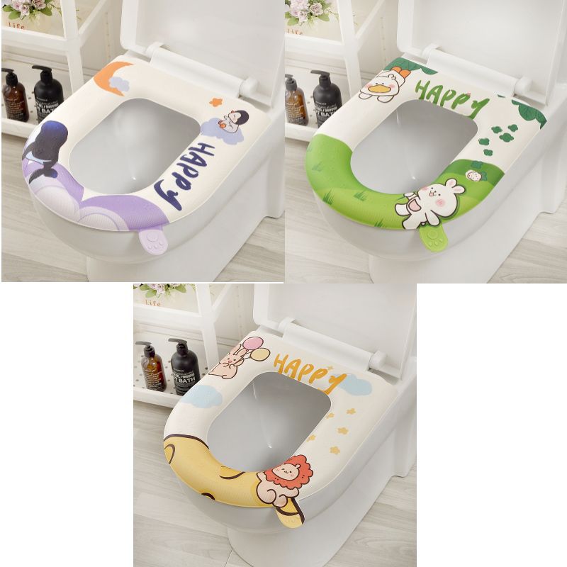 Toilet eva all year roundneutralsummer washable for homewaterproofthickened no-wash adhesive seat cushion toilet cover seat