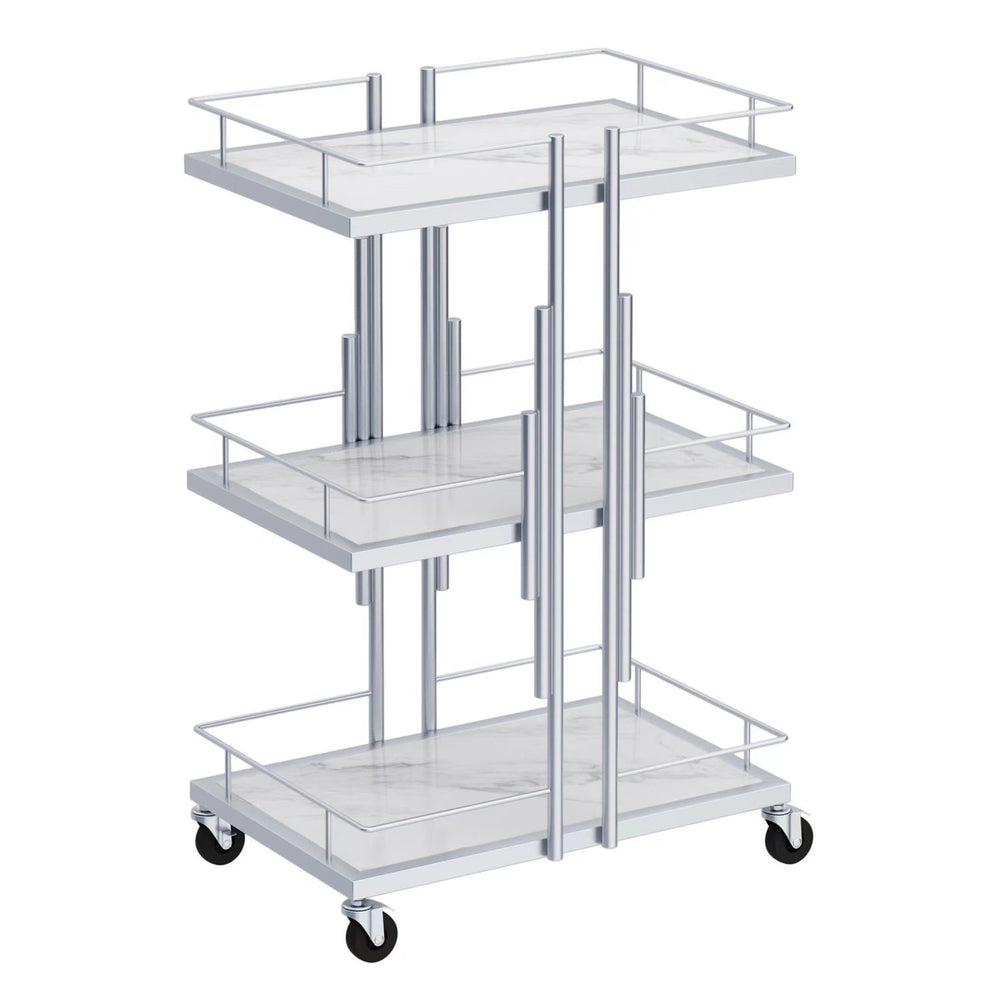 Beauty trolley, beauty salon special storage rack, accessible luxury manicure and eyelash trolley, popular hairdressing dyeing and perming tool trolley
