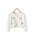 Baby summer lightweight cardigan knit outerwear shawl cotton sun protection skin care infant girl air conditioning shirt