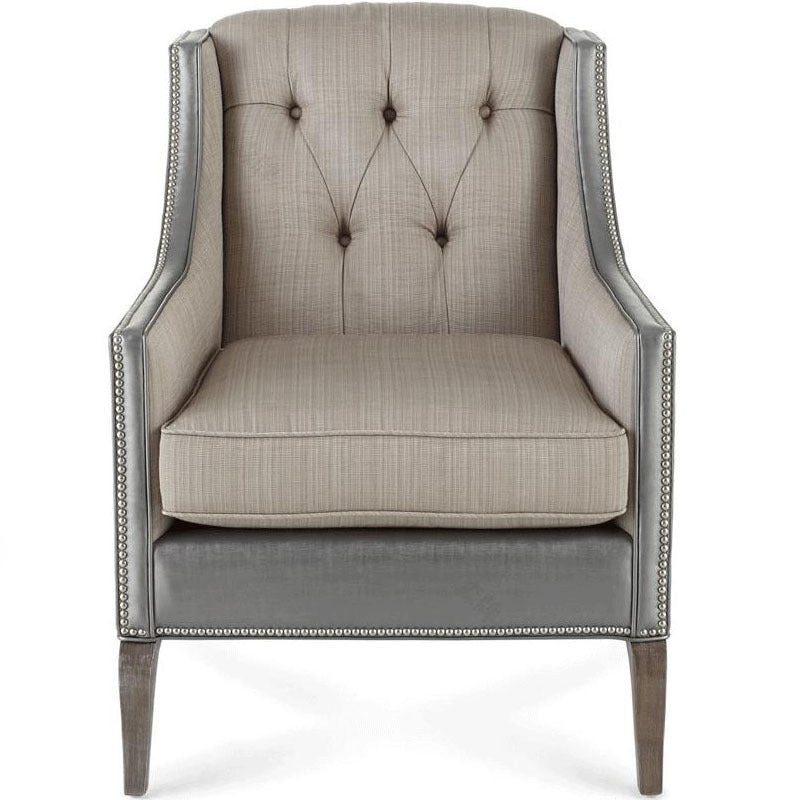 American living room casual fabric single chair modern simple balcony office reception chair villa hotel single sofa