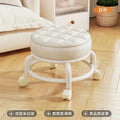 For homeuniversal wheel small stool with wheel beautiful seam stool silent wheel low stool with baby learning to walk stool four-wheel small bench