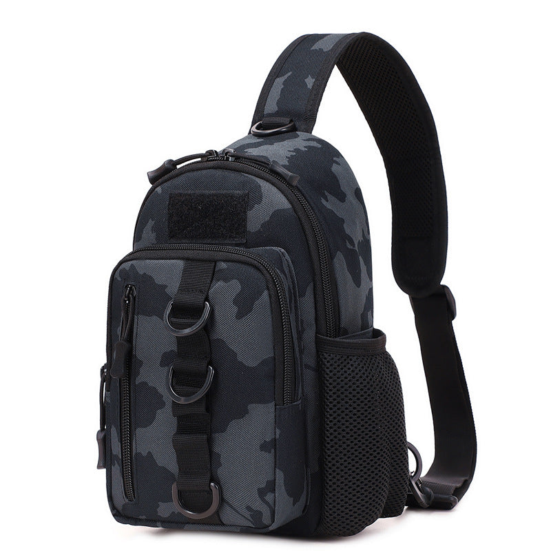 Cross-border messenger bag men's outdoor camouflage breast bag new shoulder bag large capacity mountaineering diagonal span tactical backpack tide