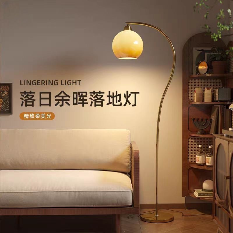 Bauhaus glass french medieval atmosphere mushroom floor lamp classy lamp guest sofa bedside lamp milk