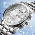 5397 - diamond style silver white dial