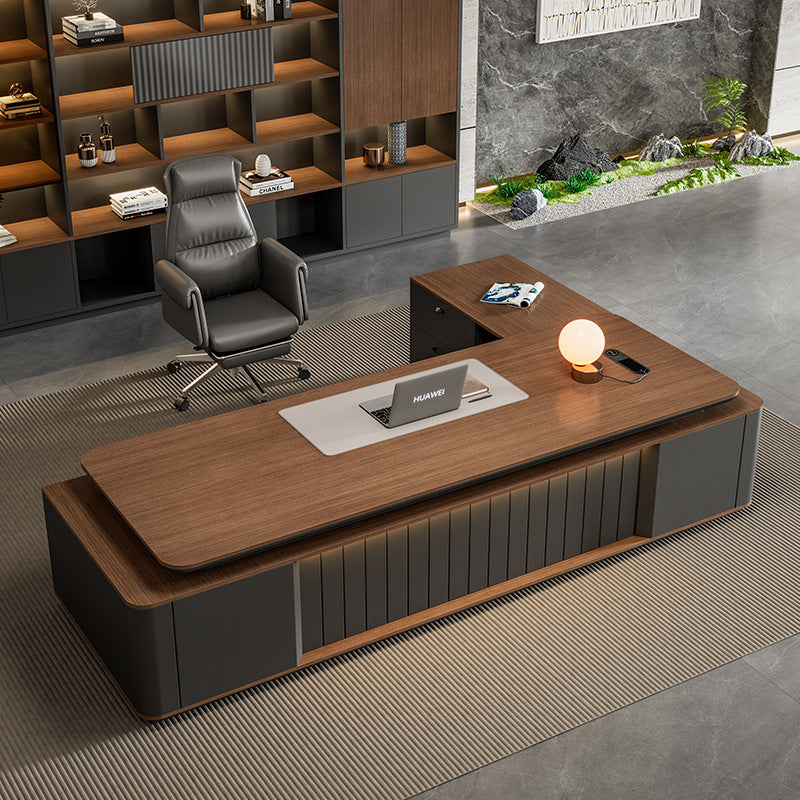 Saint li accessible luxury boss president manager supervisor desk executive desk casual modern thickened paint office desk chair