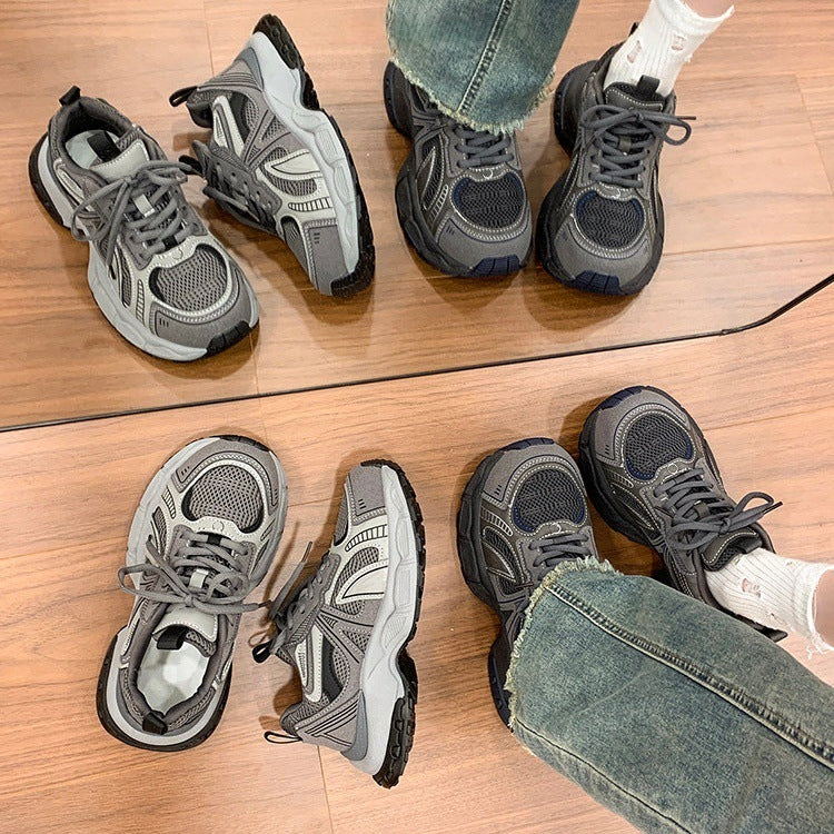 Thick soleplatform shoes dad shoes for women 2026springnew arrivaleasiest for matchcasual sneakers petites show tall women's shoes