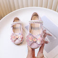 Kids' leather shoes: new korean style for spring/autumn  - comfortable bow-tie flats for girls, versatile and stylish