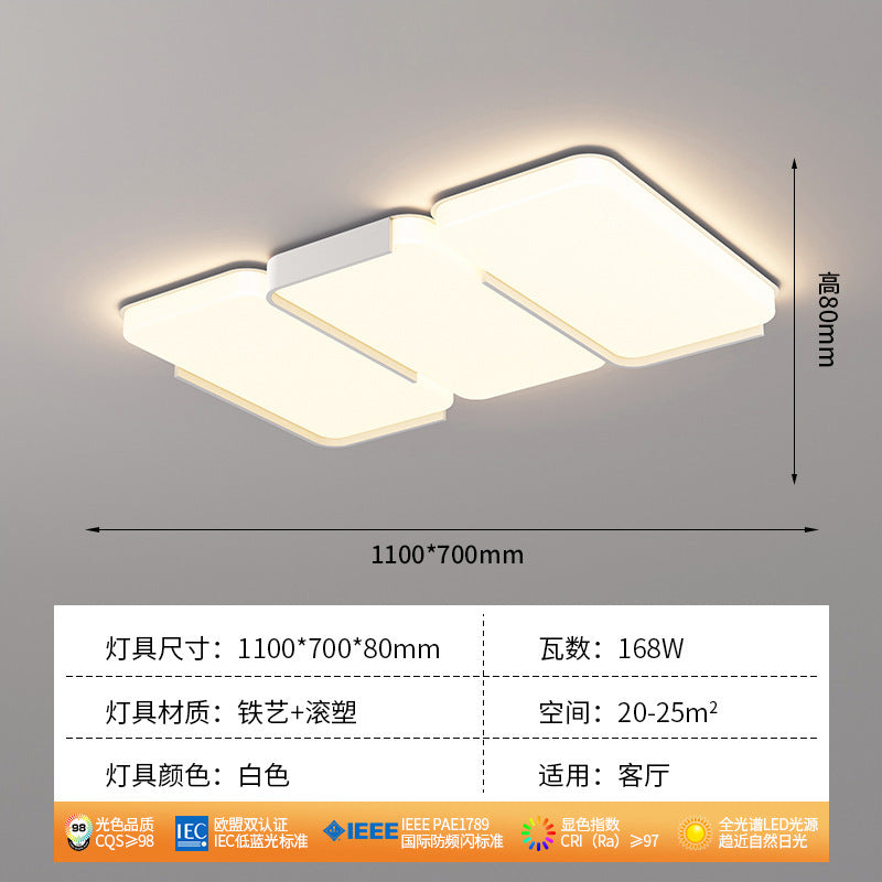 Living room light simple modern atmosphere creative main light 2025 new ceiling light whole house Guangdong Zhongshan lighting package