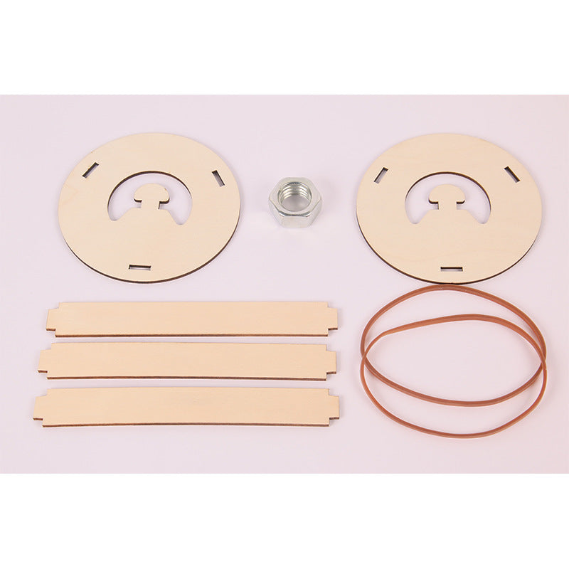Science Experiment DIY Hooker Magic Roller Back and forth Roller Technology Making STEM Materials for Kindergarten Students
