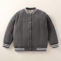 Kids school uniform handy gadgetfall and winternew arrival three-layer quilted cotton boys' cotton coat fleece-linedthickened inner layer girl's cotton jacket type a