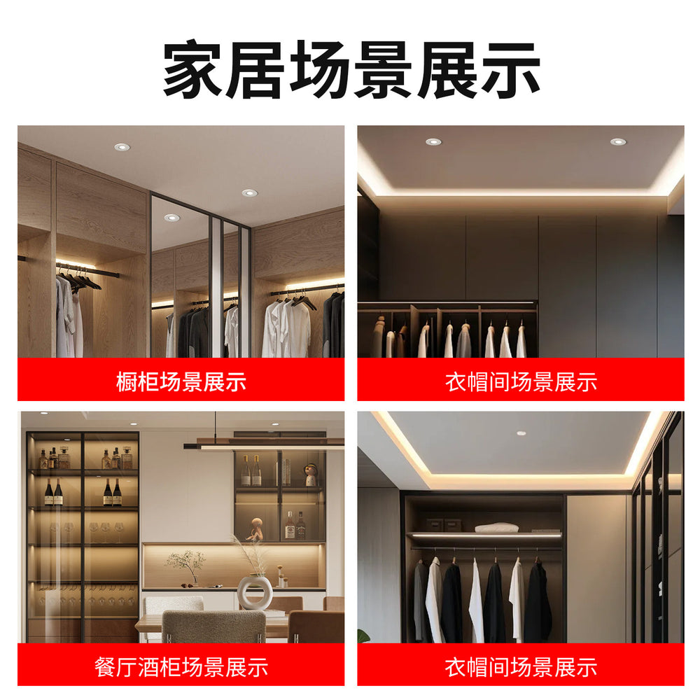 Mini downlight embedded for home living room ceiling ultra-thin hole light opening 35 50mm3 cm 5cm 5cm