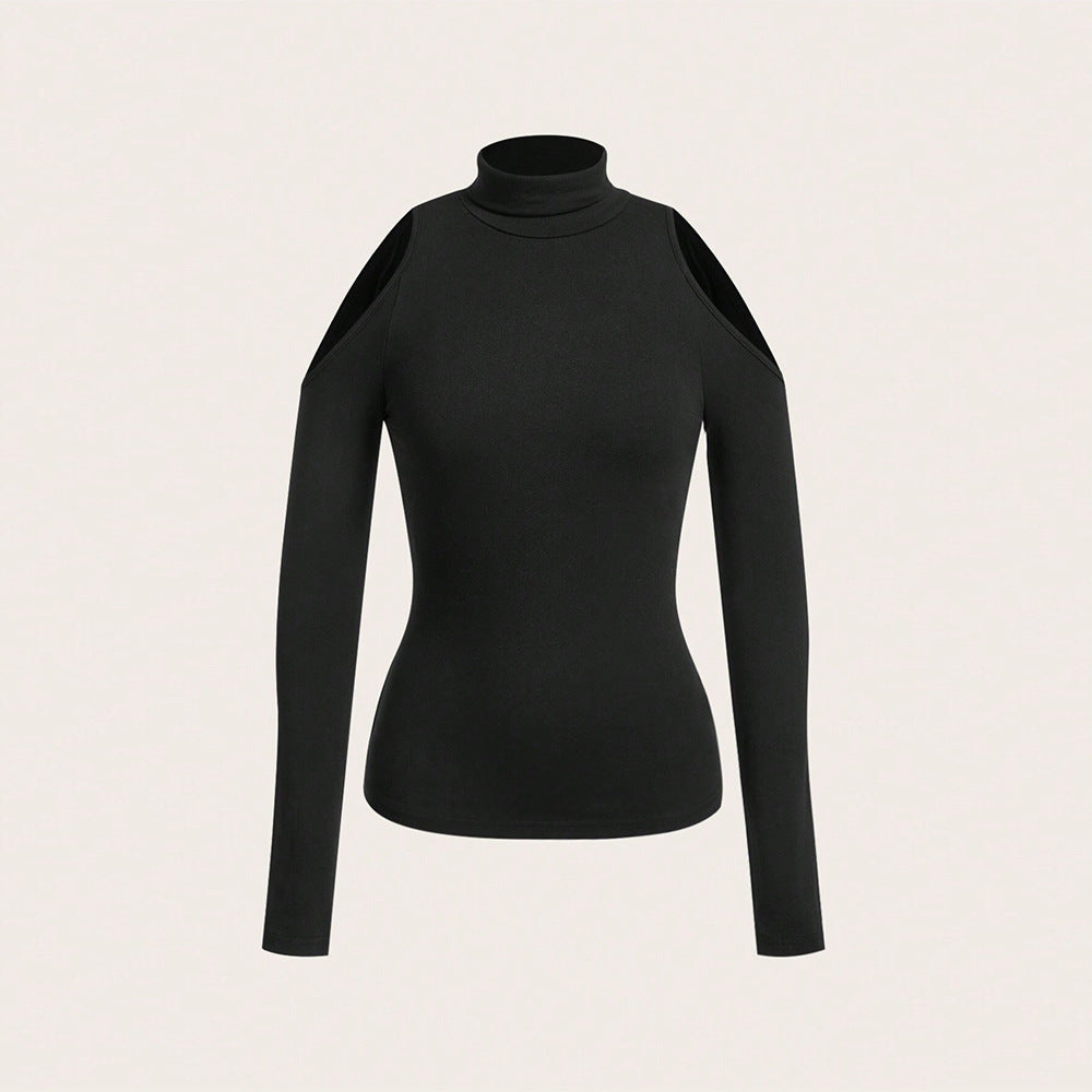 Aliexpress cross-border fashion: european & american chic, niche & elegant t-shirts - new spring/summer collection featuring subtle, eye-catching off-shoulder designs