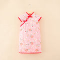 Chinese style girls' cheongsam summer new arrival improved children's clothing  retro kids' dress printed baby skirt