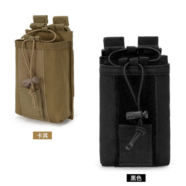 Outdoor machine waist sleeve, walkie-talkie bag protective cover, small special belt bag, intercom outdoor machine hanging shoulder cover