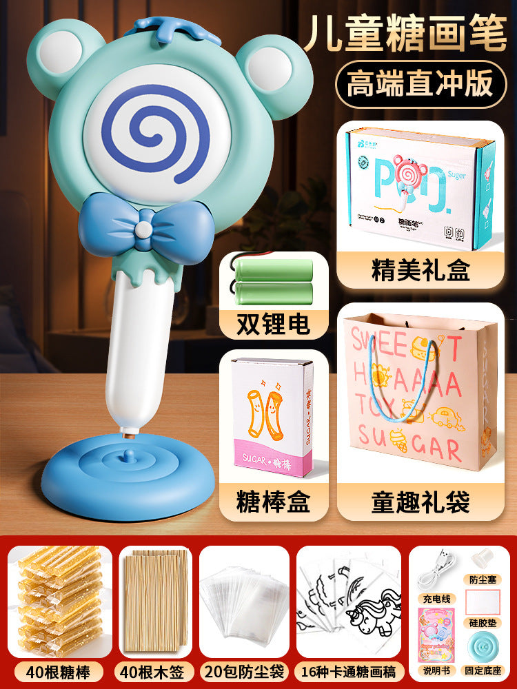 Children's day sugar painting pen suit delicious sugar painting pen edible 3d printing sugarization pen diy handmade stall