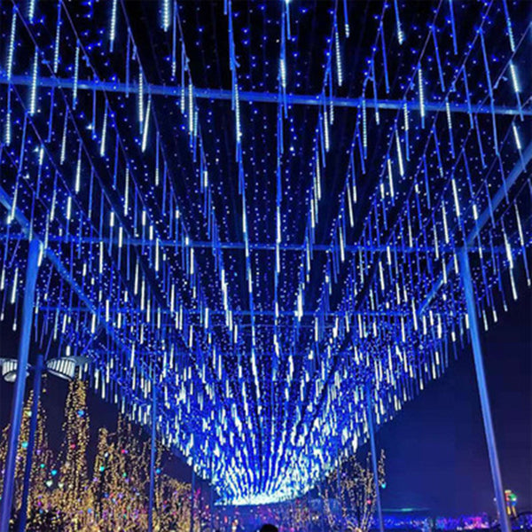 Customized meteor shower LED lanterns Outdoor greening Landscape lighting Festival decorative trees Shop facade canopy lights