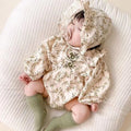 Baby clothes spring autum one-piece baby girl super cute retro style floral bag butt clothes fashionable thin style crawling clothes