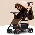 Baby stroller - lightweight, foldable, reclining, two-way, four-wheel pushchair - one-click fold - dropshipping available