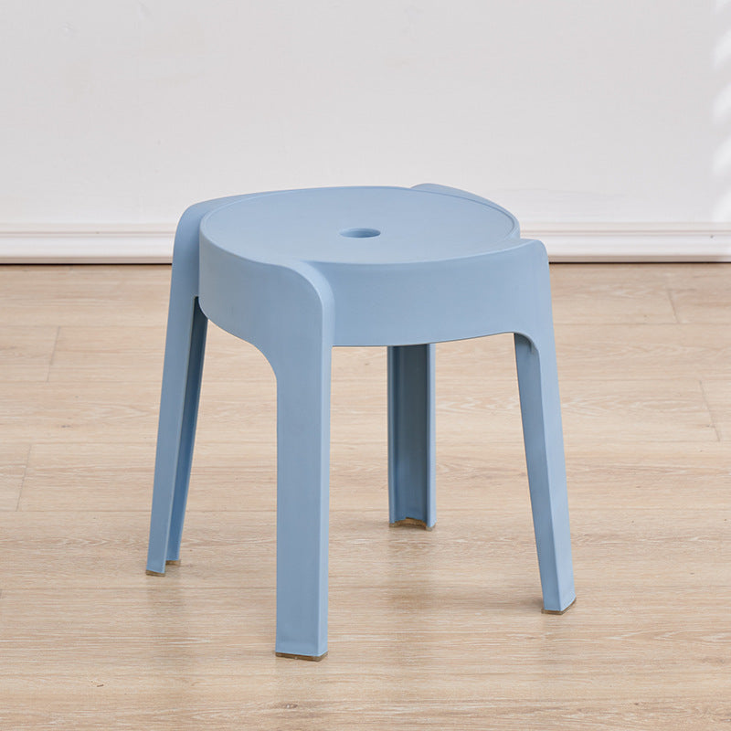 Scandinavian plastic chair thickenedfor home stool restaurant dining table chair casual desk study classy back chair bench