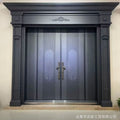Zinc alloy door casual rural self-built house villa door grade a double door entrance door anti-theft door cast aluminum door