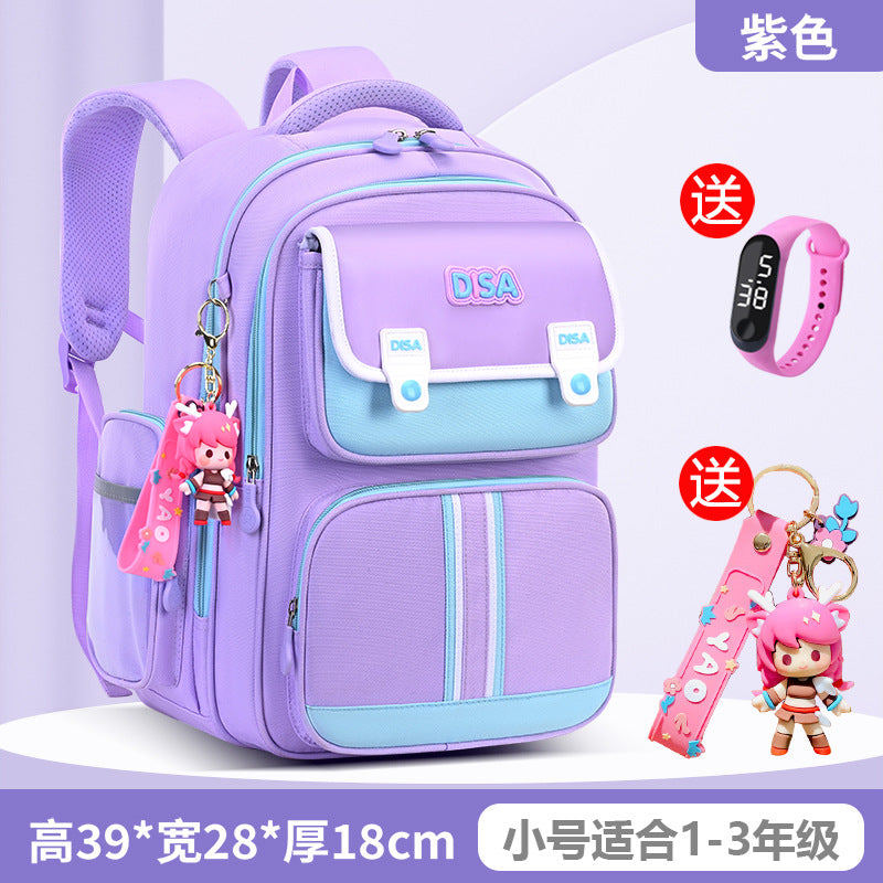 Schoolbag for boys and primary school students 2026 new arrival for grades 1, 2, 3 to 6, boys and girls, lightweight kids spine protection and burden reduction