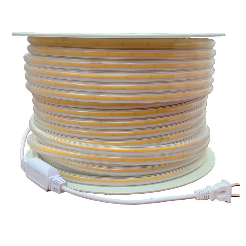 220Vcob high pressure light strip COB glue, indoor, ceiling, restaurant, outdoor outdoor engineering waterproof and super bright