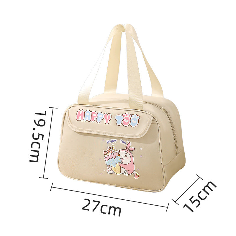Beilian cartoon bento bag picnic camping thickened thermal insulation bag wholesale student office workers cute lunch lunch box bag