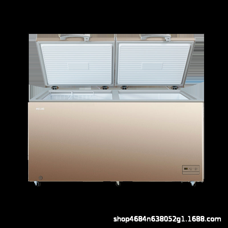 -40°c low temperature | meiling freezer - large capacity refrigerator & freezer for home use, commercial freezer, horizontal model, computer temperature control, steel plate