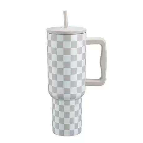 New 40oz fourth generation handle ice tumbler, 304 stainless steel vacuum insulated mug, portable outdoor car cup