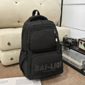supply backpack - unisex, waterproof, multifunctional travel backpack with printed lettering, suitable for laptops