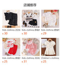 Kids clothing cross-border exportfall and winternew arrival children's blue t-shirt+shorts baby children's clothing
