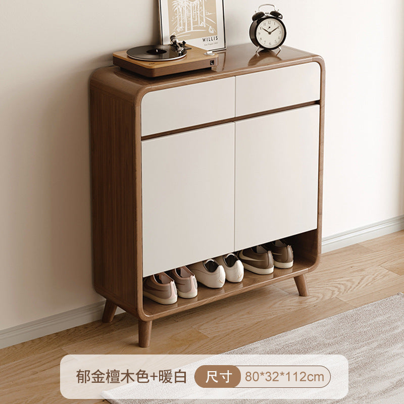 Large capacity shoe cabinet for home use - entryway, hallway, and outdoor console table all-in-one storage - new shoe rack
