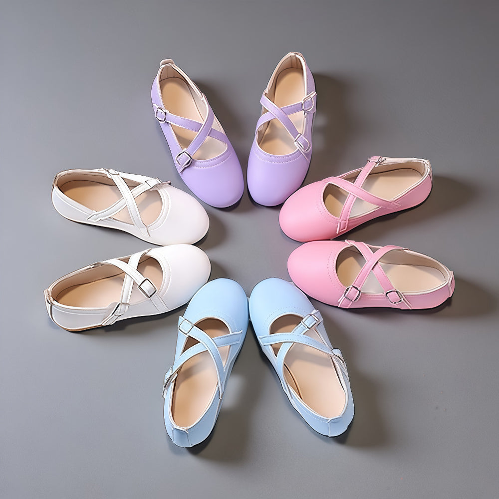 Girls' leather shoes summer : new summer princess shoes for girls, korean style single shoes for students, casual shoes, export children's shoes