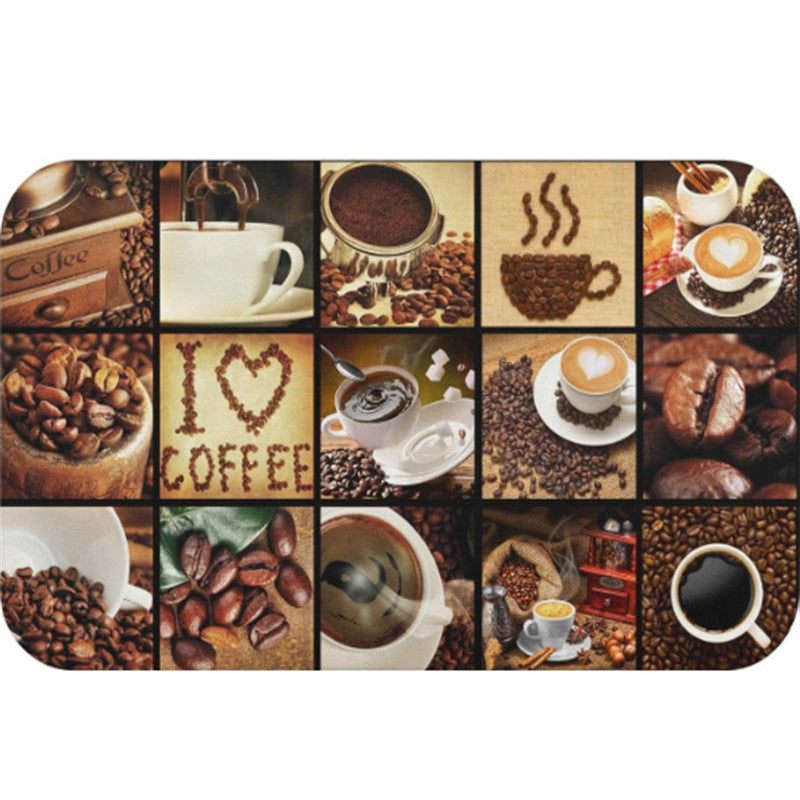 Kitchen drain mat diatom mud tableware drying mat countertop bar water-absorbent heat-insulating table mat coffee machine non-slip mat
