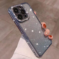 New arrival diamond-encrusted electroplated glitter rhinestone 17 suitable for iphone15pro mobile phone case apple 13 all-inclusive protective cover