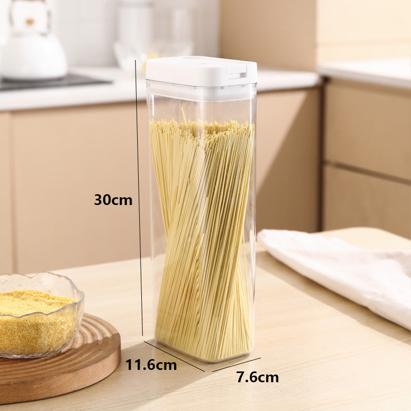 Noodle storage box, food-grade grains, sealed canned pasta box, noodle tube, bean storage tank