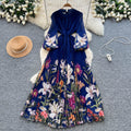 French chic, effortless style: premium printed dress for women - autumn collection. figure-flattering, slimming, and elegant with pleated detailing