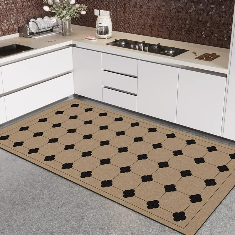 Kitchen floor mat  new arrival - full coverage, waterproof, oil-proof, non-slip, wipeable, no-wash carpet, stain resistant