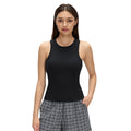 Modal comfortable sports tank top for women - summer, padded, slim fit, sleeveless yoga top d26035