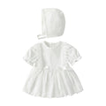 Girls' summer dress  new style baby girl formal dress hundred days celebration baby skirt white pleated girl princess dress