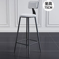 Second generation black chair + white velvet 75cm