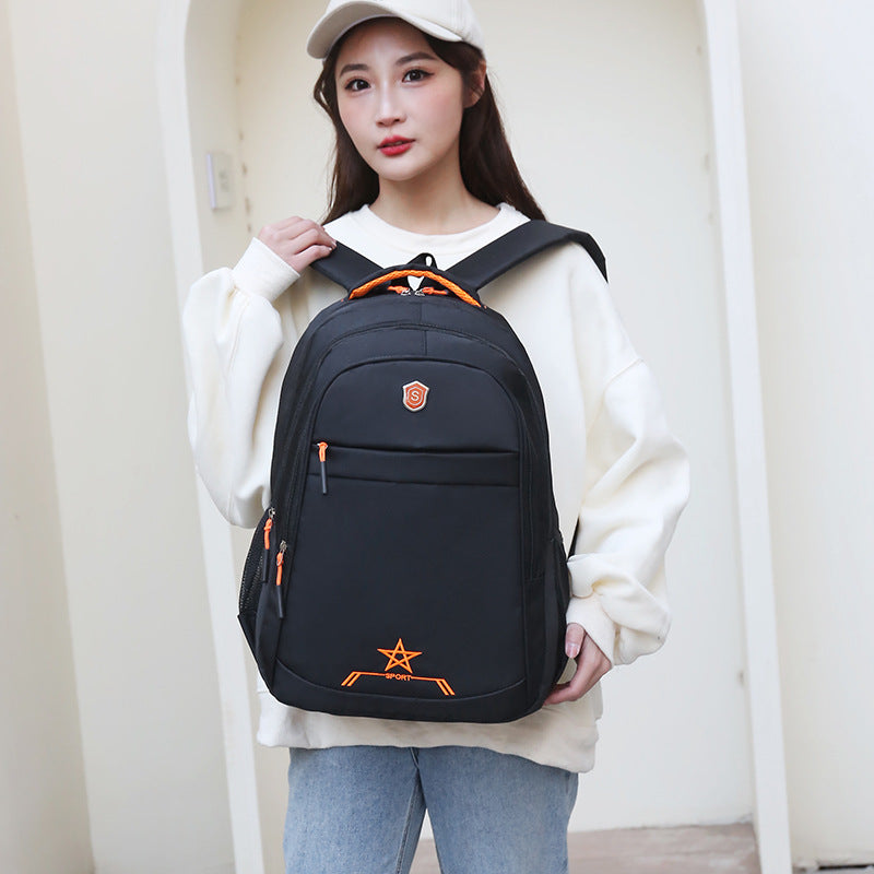 Computer bag new lightweight burden reduction middle school student schoolbag leisure business computer backpack men's travel backpack