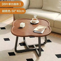 Modern four-leaf clover for home round bedroom simple balcony side table coffee table small apartment living room sofa casualaccessible luxury