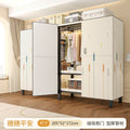 Easy-to-assemble, foldable wardrobe for bedrooms, ideal for home use or rental properties. dustproof, moisture-proof, with reinforced construction, fully sealed, and mildew-resistant. features a convenient swing-out door