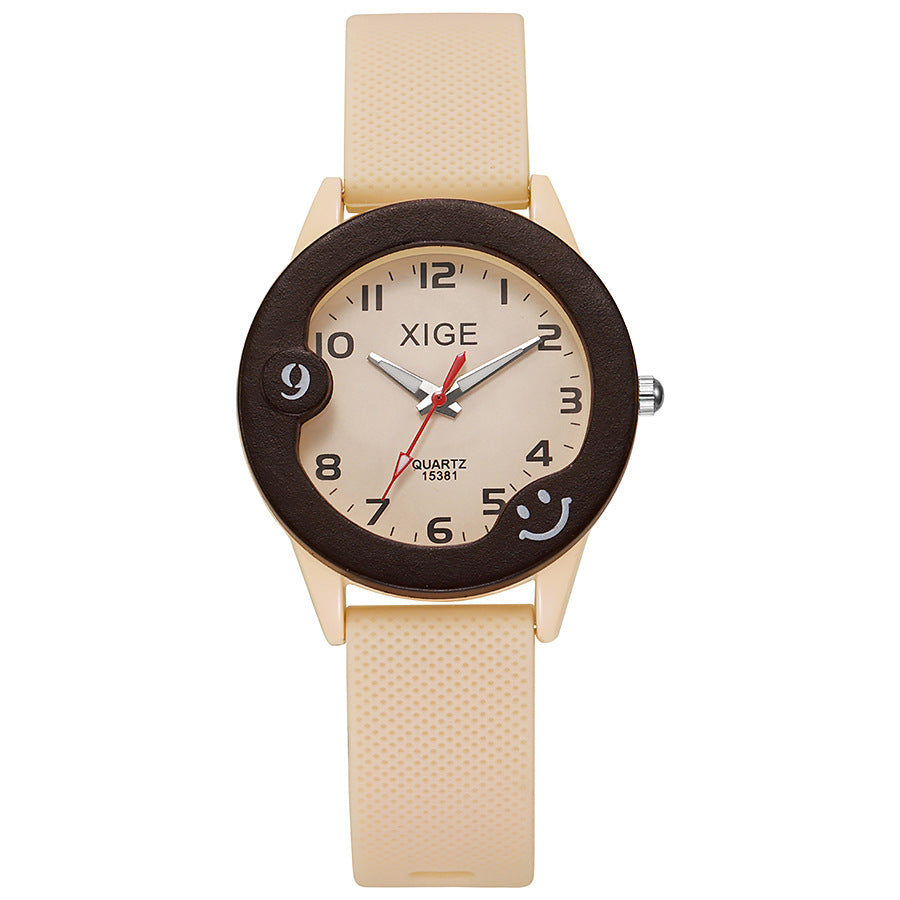 Kids' waterproof quartz watch - candy color minimalist silicone sports gift watch - toy watch - waterproof children's watch