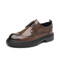 Genuine leather new men's brogue carved leather shoes - casual, business, versatile, stylish, wedding, and groom's shoes