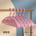 Wide shoulder clothes hanger, thickened version, non-marking, non-slip for home clothes hanger, durable export cross-border exclusive plastic clothes hanger