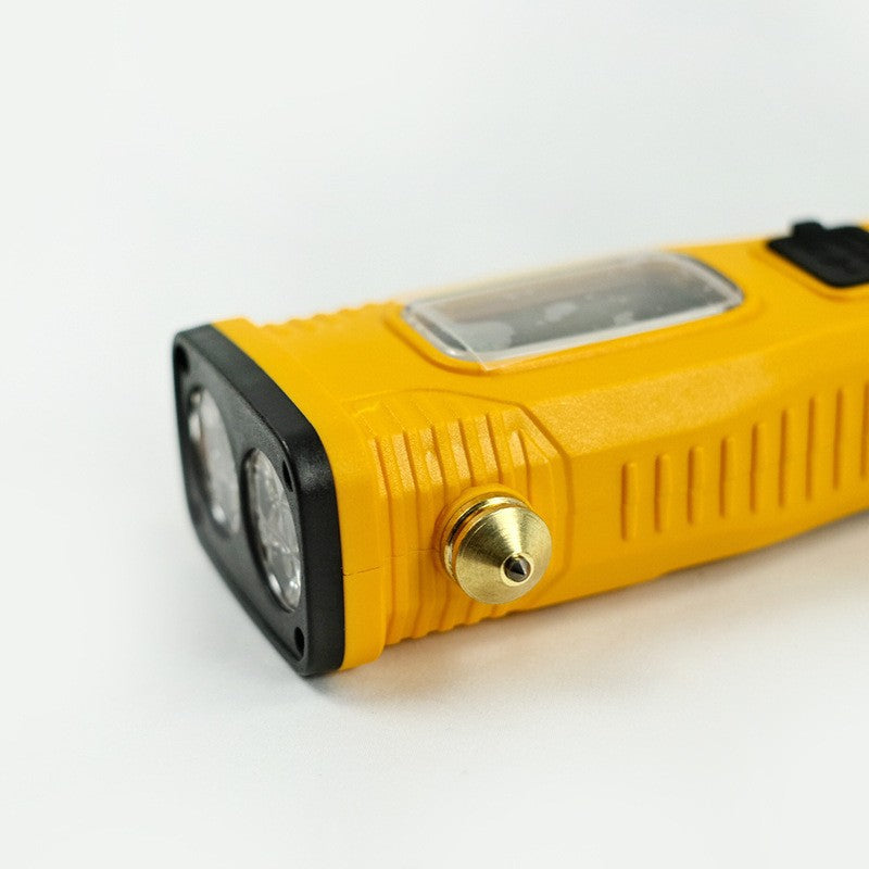 Cross-border new car outdoor multi-functional window breaker light solar magnetic inspection light emergency charging flashlight